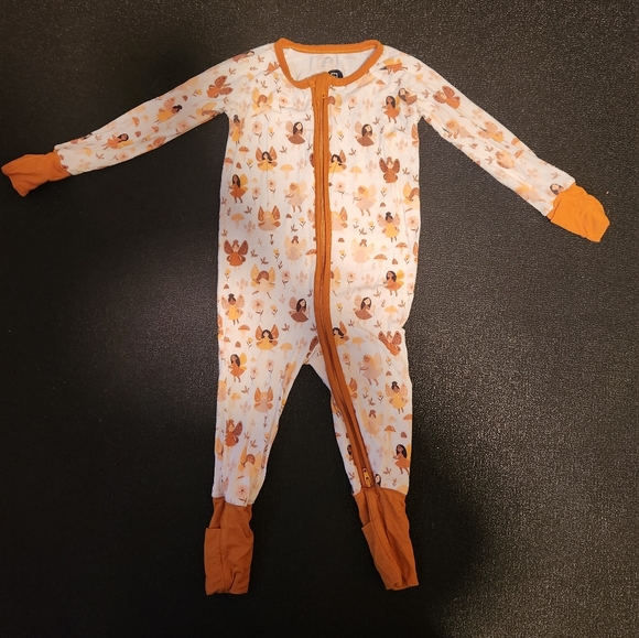 RIVER BABE THREADS Fairies Bamboo Zippy 6-12mo - Picture 3 of 7